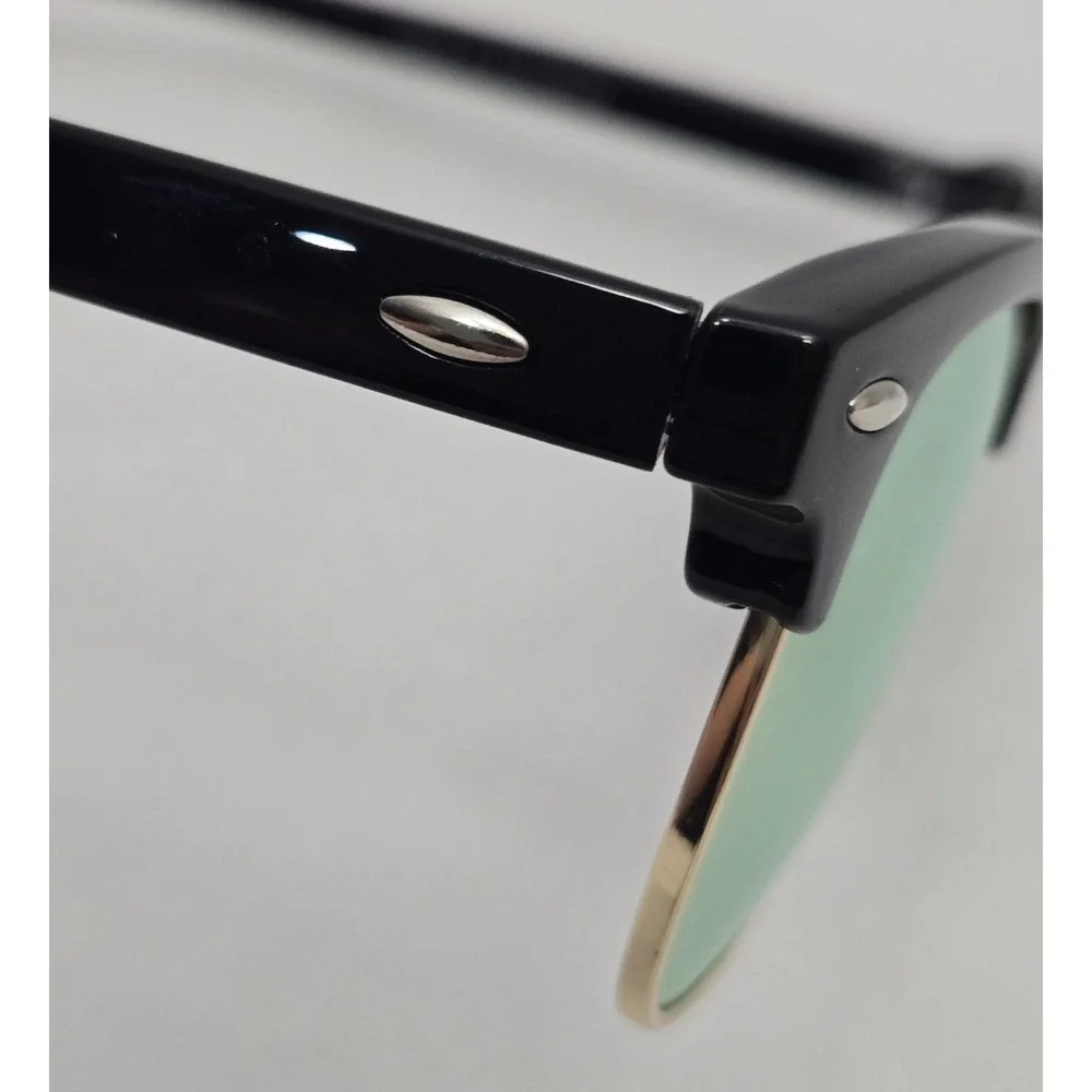 Belmonte Bliss Browline Sunglasses - Black & Gold E8830 51-18-138